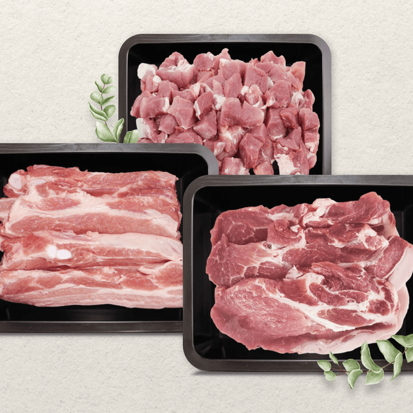 [세이피안] 제주 돼지 오겹살500g+목살500g+안심500g